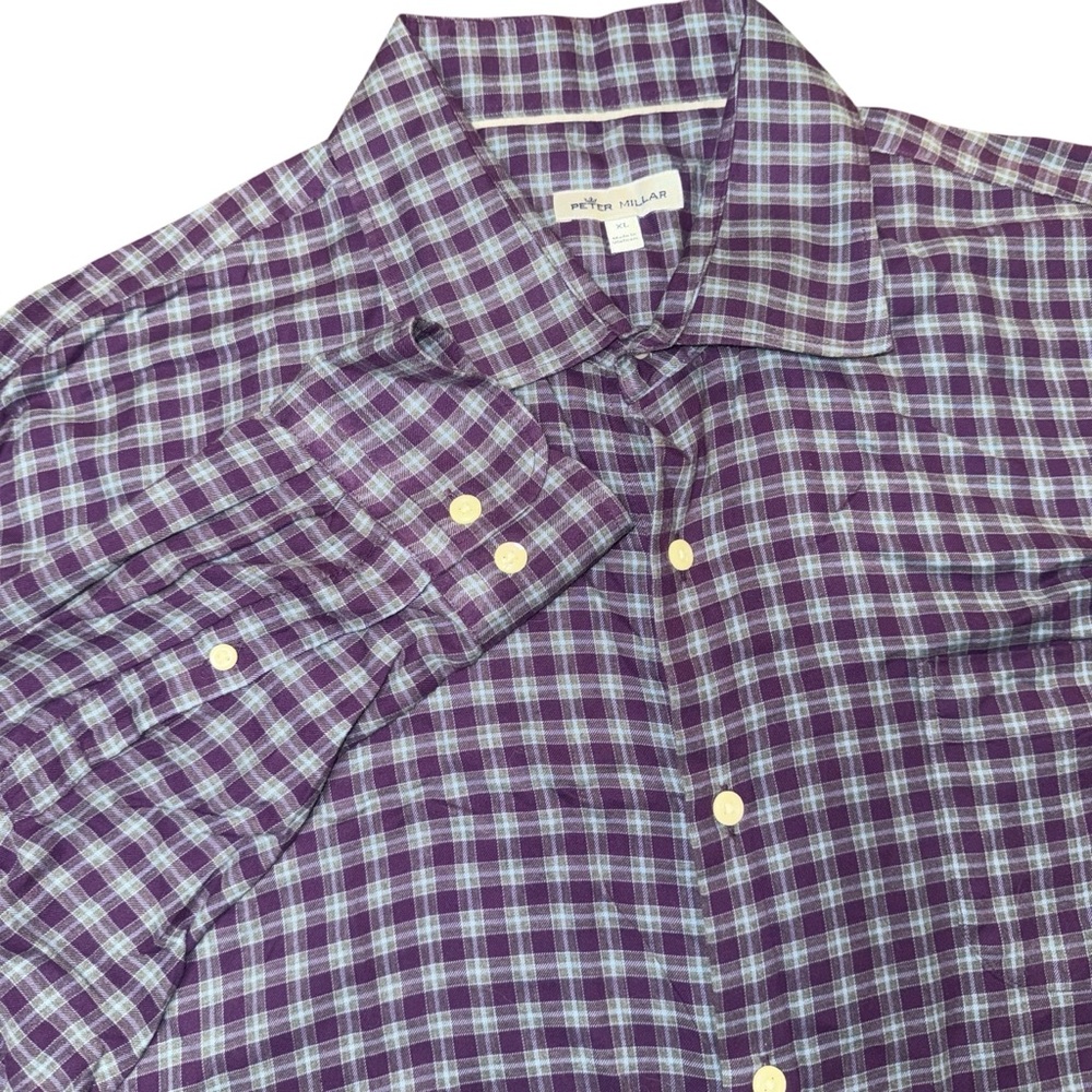 Peter Millar Crown Men's XL Autumn Soft Camrose Cotton Sport Button Down Shirt